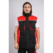 Laki Industry premium Radni prsluk Crno-crveni