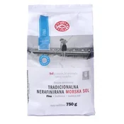 Tradicionalna fina jodirana nerafinirana morska sol 750 g
