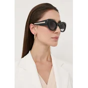 Suncane naocale Alexander McQueen AM0403S za žene, boja: crna AM0403S