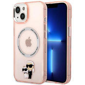 Karl Lagerfeld iPhone 14 6,1 hardcase pink Iconic KarlChoupette Magsafe (KLHMP14SHNKCIP)