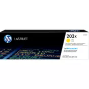 HP toner 203X (CF542X), rumena