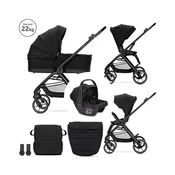 Lorelli Kolica Za Bebe Venice 3U1 (22Kg Max) - Black