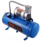 VEVOR Zračni kompresor HS-661 415x153x285 mm 12V 6 L rezervoar 120 psi