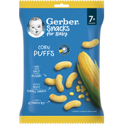 GERBER Snacks kukuruzni čips 28 g, 7+