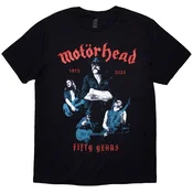 Motörhead Majica 50 Years Lemmy Collage Unisex Black M