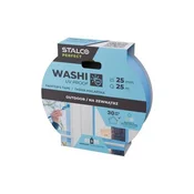 STALCO Maskirni trak S042176651, Washi, UV odporno, 25 mm x 25 m, POPOLNO