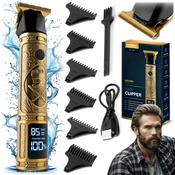 Berdsen Berdsen BD-261 Professional Gold Barber Hair Clipper with LCD Display, (21740355)