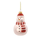 Steklen okrasek za jelko o 7 cm Snowman – Sass & Belle