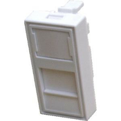 DATACOM Modul 45x22,5mm za parapetno letev z zaslonom, bel