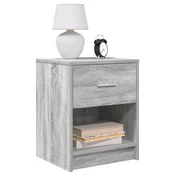Nocni ormarici 2 kom s ladicama sivi Sonoma 40x34x50 cm