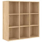 Vidaxl Knjižna omara 98x30x98 cm iverna plošča