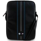 BMW Handbag BMTB10COMSCAKL 10 black Carbon Blue Stripes (BMTB10COMSCAKL)
