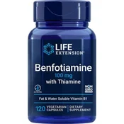 Benfotiamin s tiaminom, 100 mg - 120 kapsul