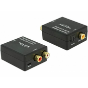 DELOCK Pretvornik AVDIO SPDIF/Digitalni Koax -AVDIO Analog 2xRCA Ž HD stereo Delock 63477