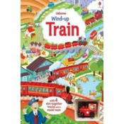 Wind-up Train, w. 4 Slot-together tracks and a model train