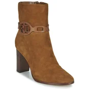 Lauren Ralph Lauren  Gležnjarji ABIGAEL-BOOTS-BOOTIE  Kostanjeva
