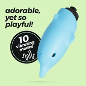 Mini vibrator Crushious - Dolphin, moder