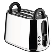 Toster TORU 32 cm, srebrna / crna, nehrđajući čelik, Alessi