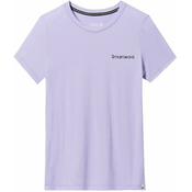 Smartwool Womens Explore the Unknown Graphic Short Sleeve Tee Slim Fit Ultra Violet M