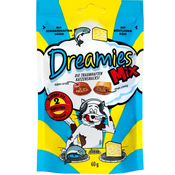 DREAMIES Mix z sirom in lososom 6x60g