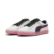 PUMA x PALM TREE CREW Suede G Golf Shoes Men, Sport, White/Glowing Pink, 42