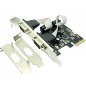 APPROX Two Serial Ports PCI-E Card