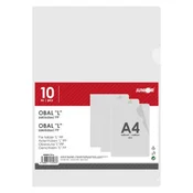 Mapa L PP/A4, prozorna - set 10 kos