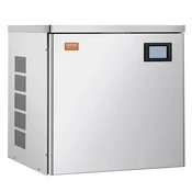 VEVOR Stroj za izdelavo ledu 565x560x555 mm srebrn