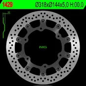 shumee Sprednji zavorni disk Honda VF 750C/VT 1100C, Triumph 900 plavajoči