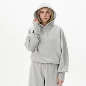 Cropp - Pulover s kapuco - light grey