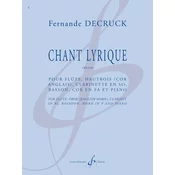 DECRUCK:CHANT LYRIQUE OP.69 FLUTE,OBOE,CLARINET,BASSOON,HORN IN F AND PIANO