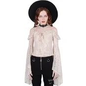 ženska majica - Breathless Lace Bardot - KILLSTAR - KSRA003266