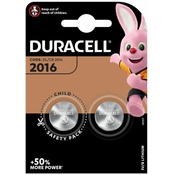 DURACELL Baterija LM CR2016 Lithium 3V/ 2 kom (cena po komadu)