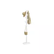 Songmics Obešalnik za plašče 8 kljuk 40x1718 cm bel