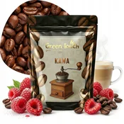 shumee KAVA V ZRNIH Z OKUSOM MALINE sočna malina Arabica 200 g Green Touch