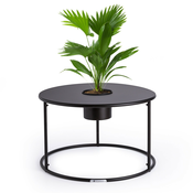 Blumfeldt Irvine, stolic za kavu s posudom za cvijece, 60 x 38,5 cm (O x V), celik premazan prahom