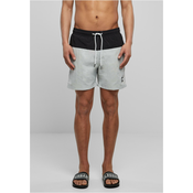 Mens Block Swimsuit Light Asphalt/Black