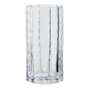 Siva steklena vaza (višina 20 cm) – House Nordic
