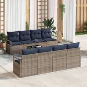 Set sofe s jastukom 7 pcs Siva i plava poliratan