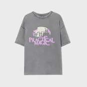 Cropp - Majica s potiskom Practical Magic - temno siva