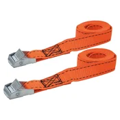 Tie-down straps with clip 2.5 m (2 pcs)
