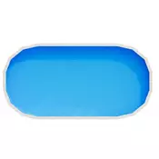 VEVOR Oblazinjenje bazena UniBead Oval 623x360x120 cm Modro
