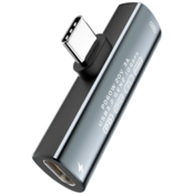 INF Adapter 2-v-1 USB-C v C s hitrim polnjenjem PD 60 W in prenosom podatkov USB 3.2 Gen2, (21541493)