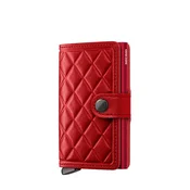 Usnjena denarnica Secrid EMBOSS DIAMOND bordo barva