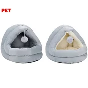 Pet Comfort postelja za mačke, votlina,žogica za igranje, 42x40x38cm