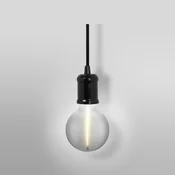 OSRAM viseča svetilka VINTAGE 1906 BOBBIN, črna kovina O 10 cm