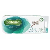 TOALETNI PAPIR PALOMA DELUXE PURE WHITE 10/1