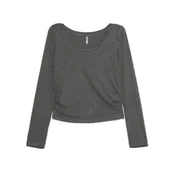 Cropp - Viskozna bogata bluza - light grey