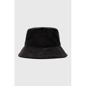 Pamučni šešir Sisley boja: crna
