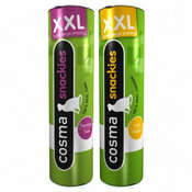 COSMA Mešano poskusno pakiranje: prigrizki XXL - 55 g, 2 različni sorti
